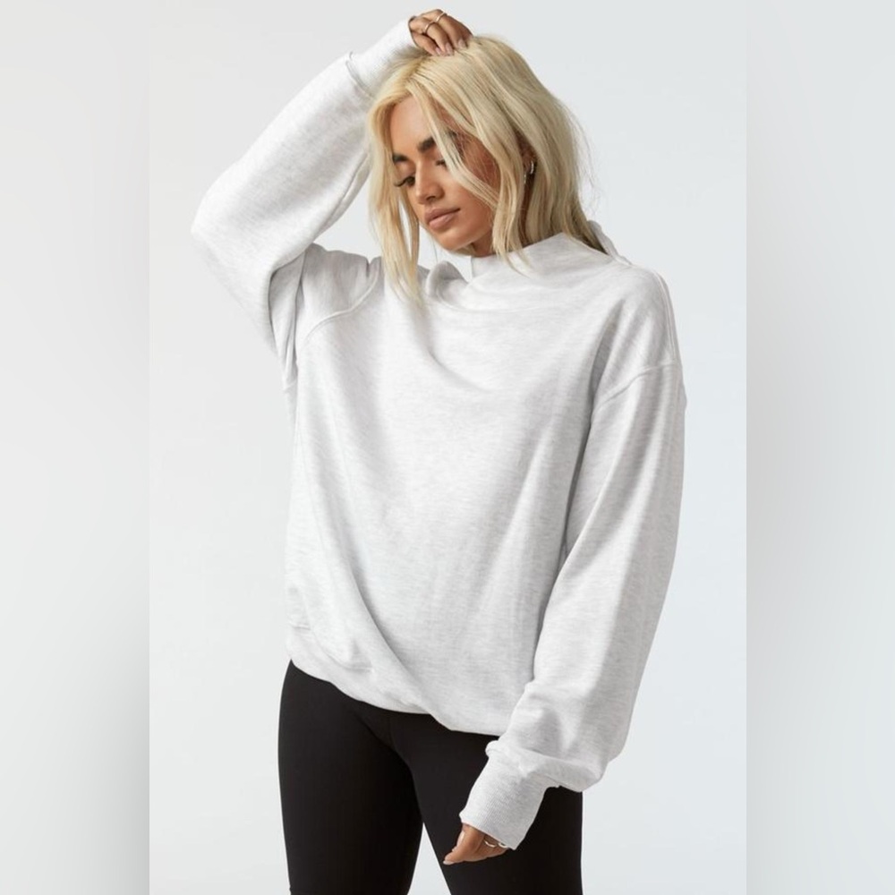 Joah Brown White Sweatshirt